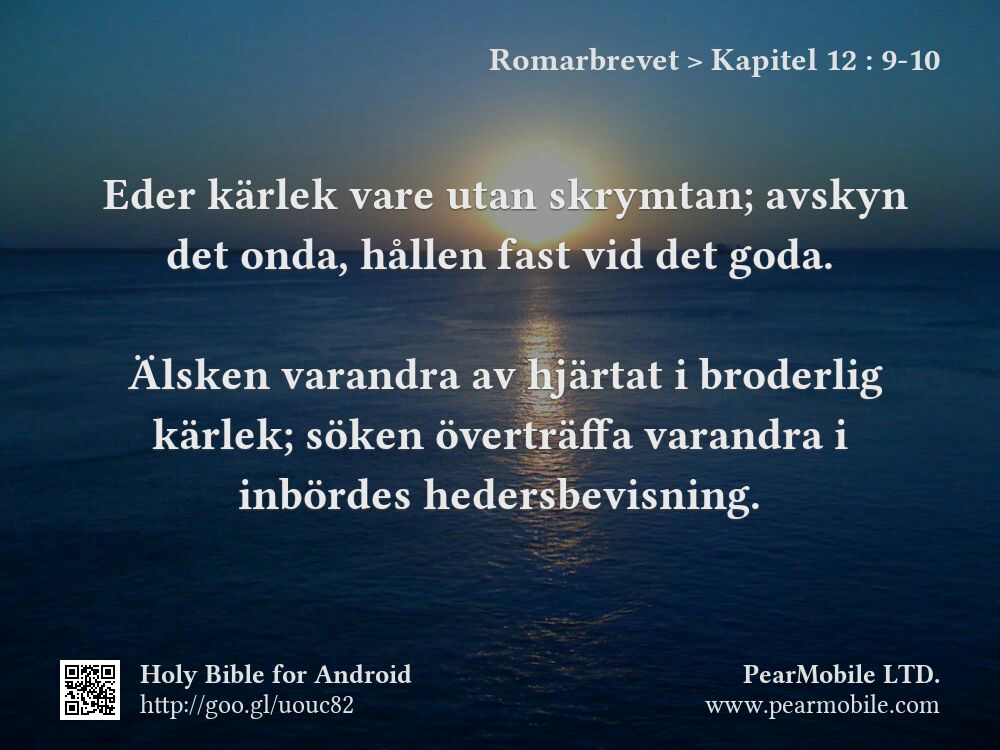 Romarbrevet, Kapitel 12:9-10